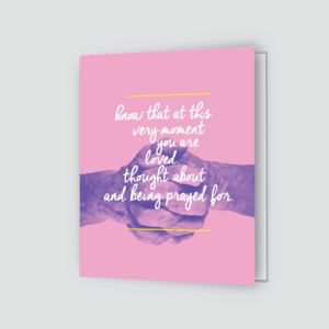 'know that' greeting card - pink