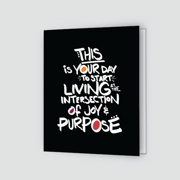 This Is Your Day Greeting Card | Black