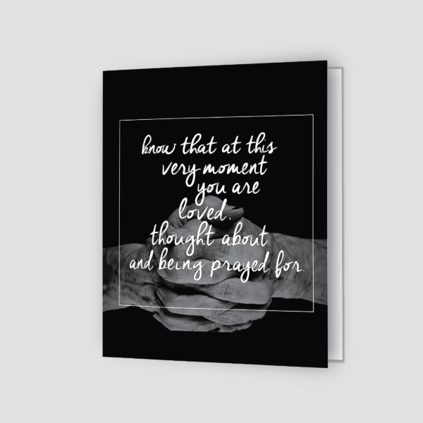 'know that' greeting card - black