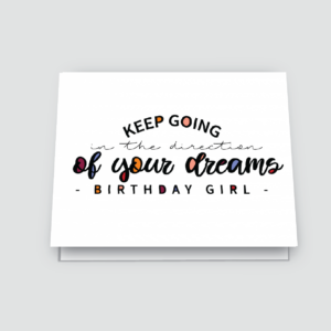 Birthday Dreams Birthday Card