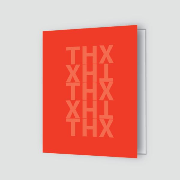 THX Greeting Card | Red