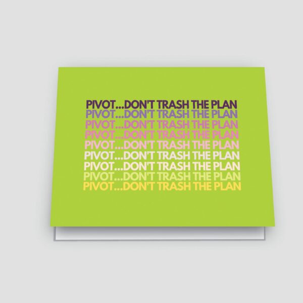 pivot greeting card