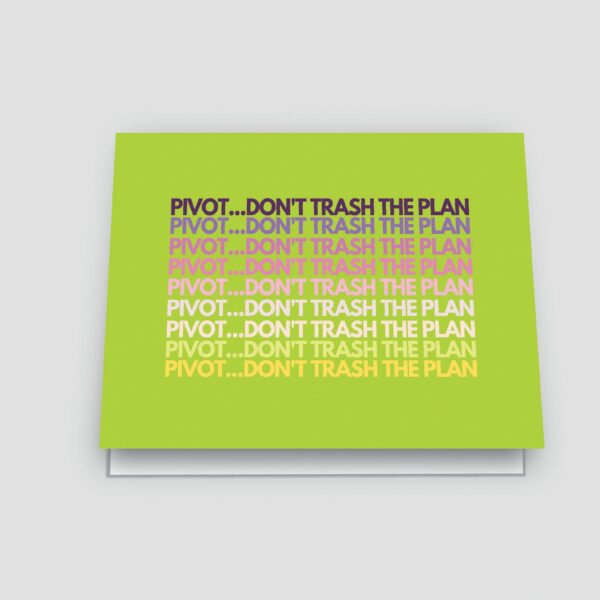 pivot greeting card