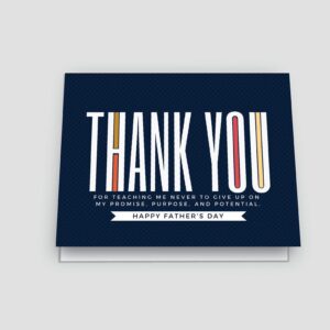 Thank You - Father's day card