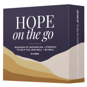 Hope on the go affirmation card deck