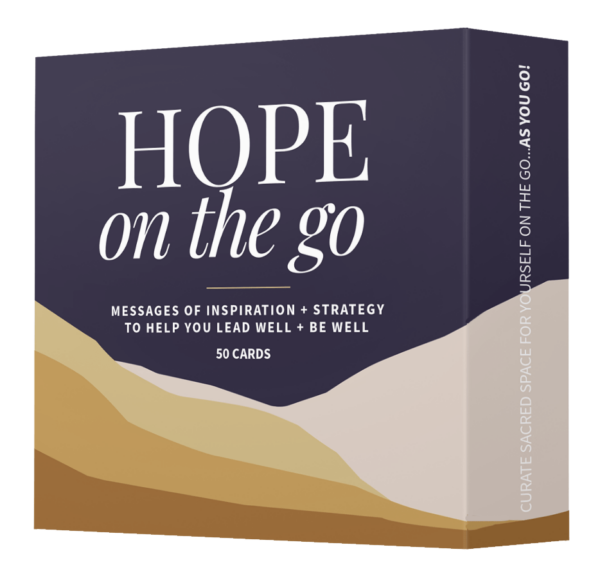 Hope on the go affirmation card deck